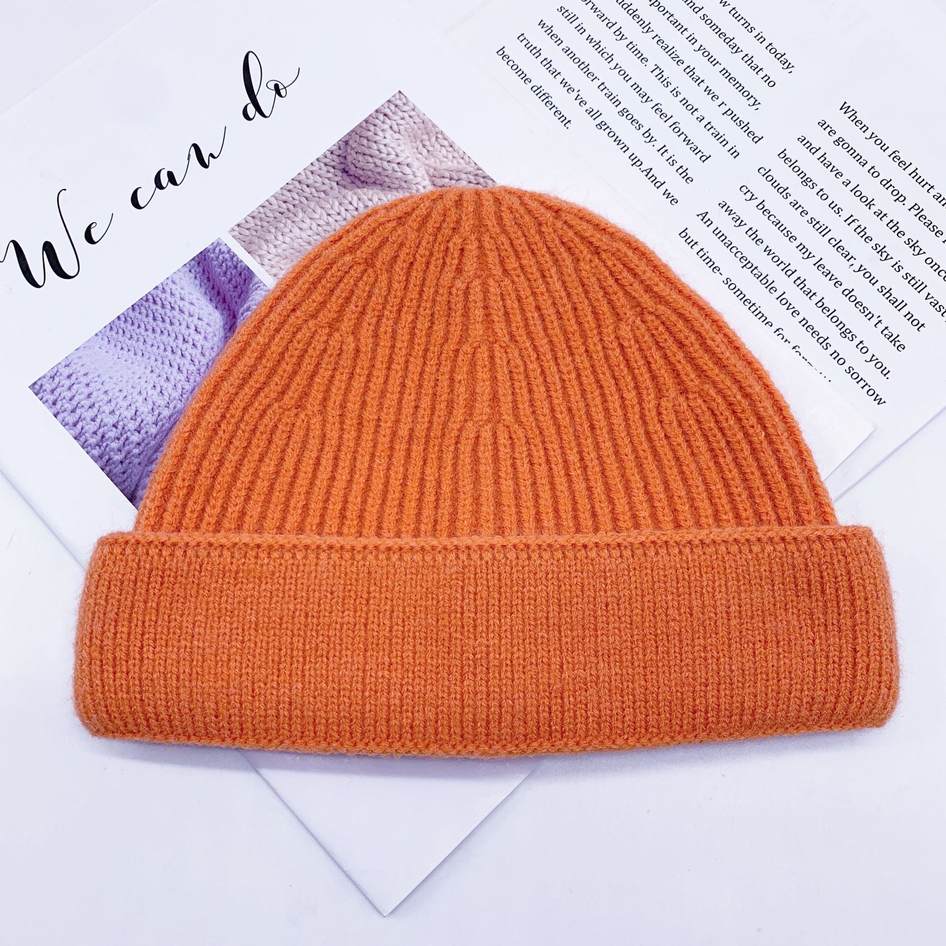 Women's Winter Personalized Big Head Circumference Warm Wool Hat