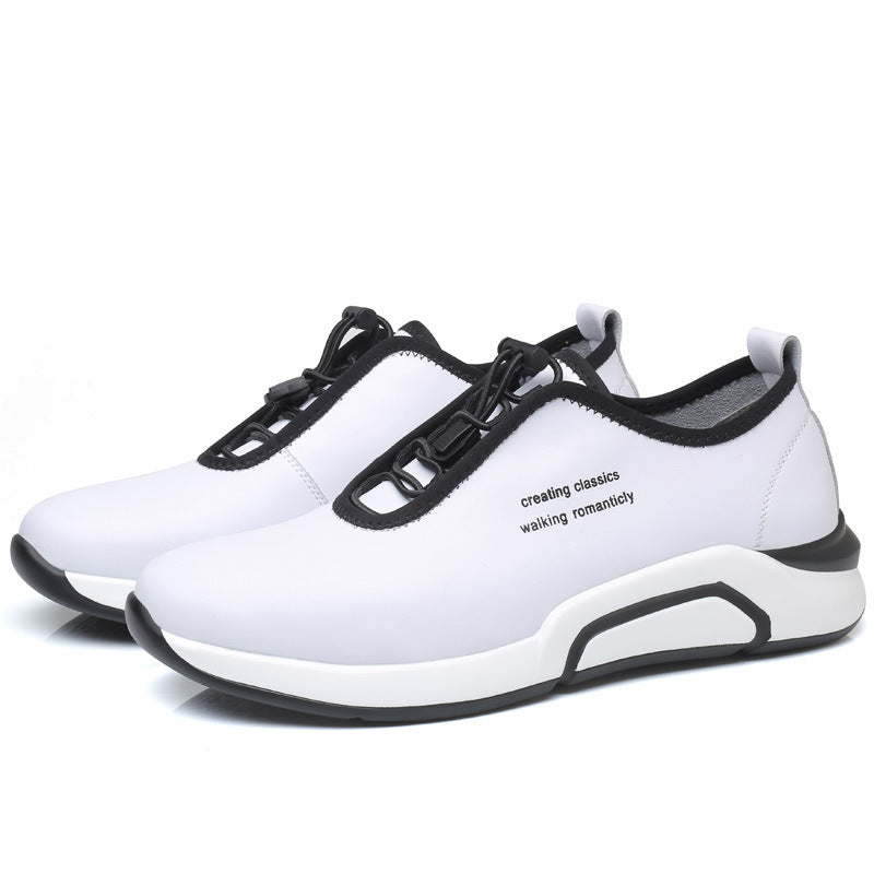 Breathable Inner Heightening Men's Single Shoes