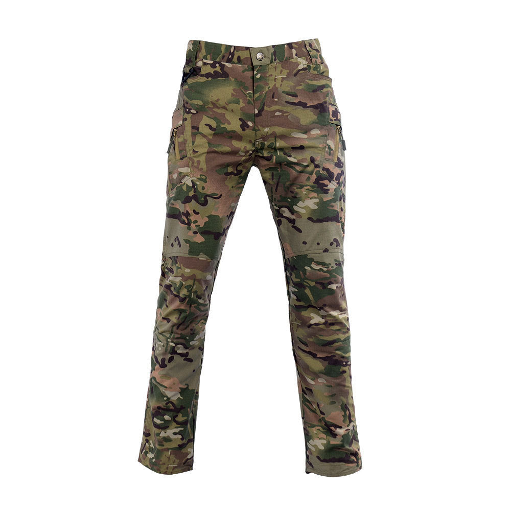 Men's Breathable Scratch-resistant Outdoor Multi-pocket Straight Cargo Trousers
