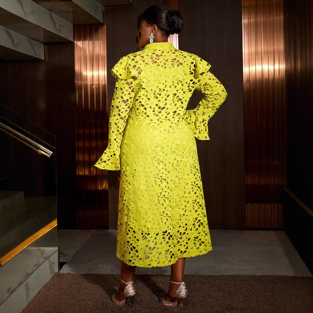 Lace Coat Half Turtleneck Cardigan Inner Wear Dress