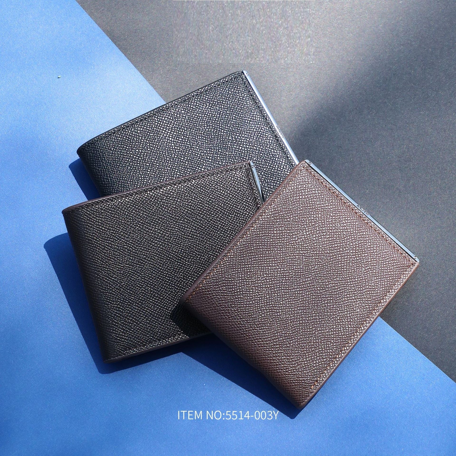 Ultra-thin Premium PU Anti-theft Swiping Large Capacity Multiple Card Slots Men's Wallet