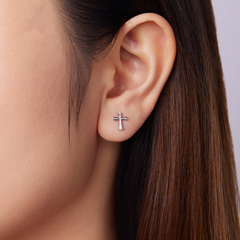 European And American Personalized Fashion S925 Sterling Silver Stud Earrings