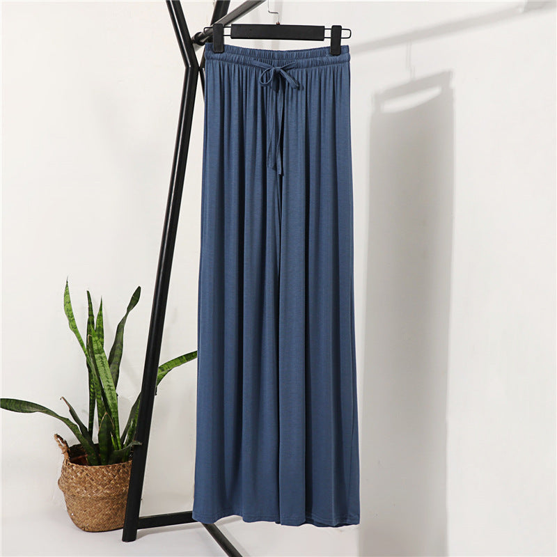 High Waist Cuprammonuium Loose Thin Casual Pants