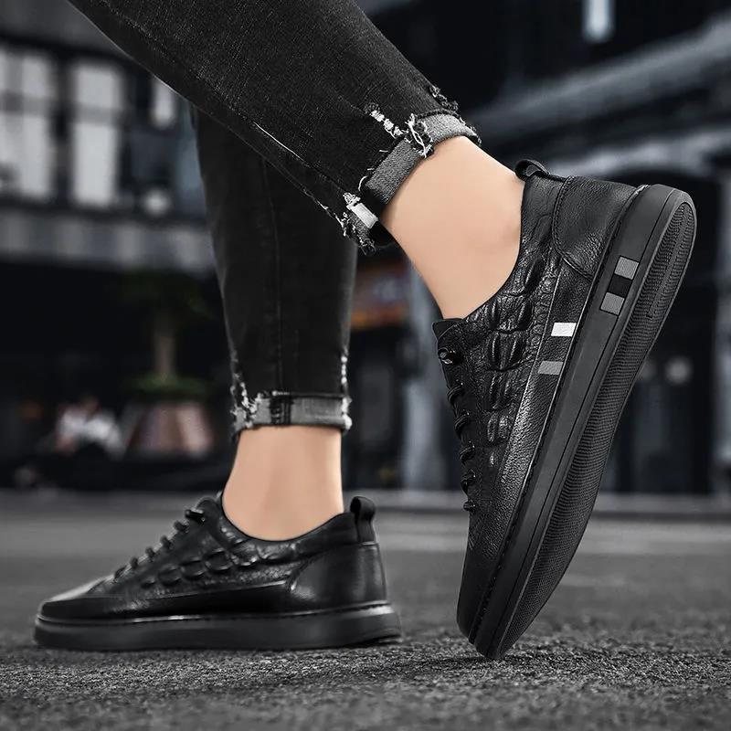 Solid Color Print Casual Men's Shoes Student Board