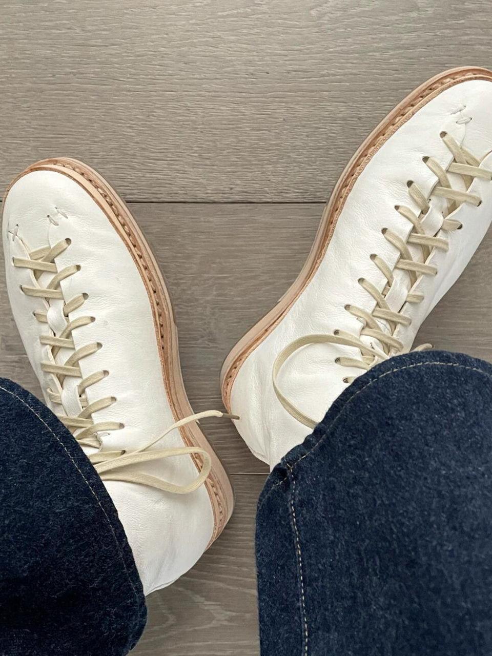 Leather Casual Shoes Platform Boxing Board Shoes