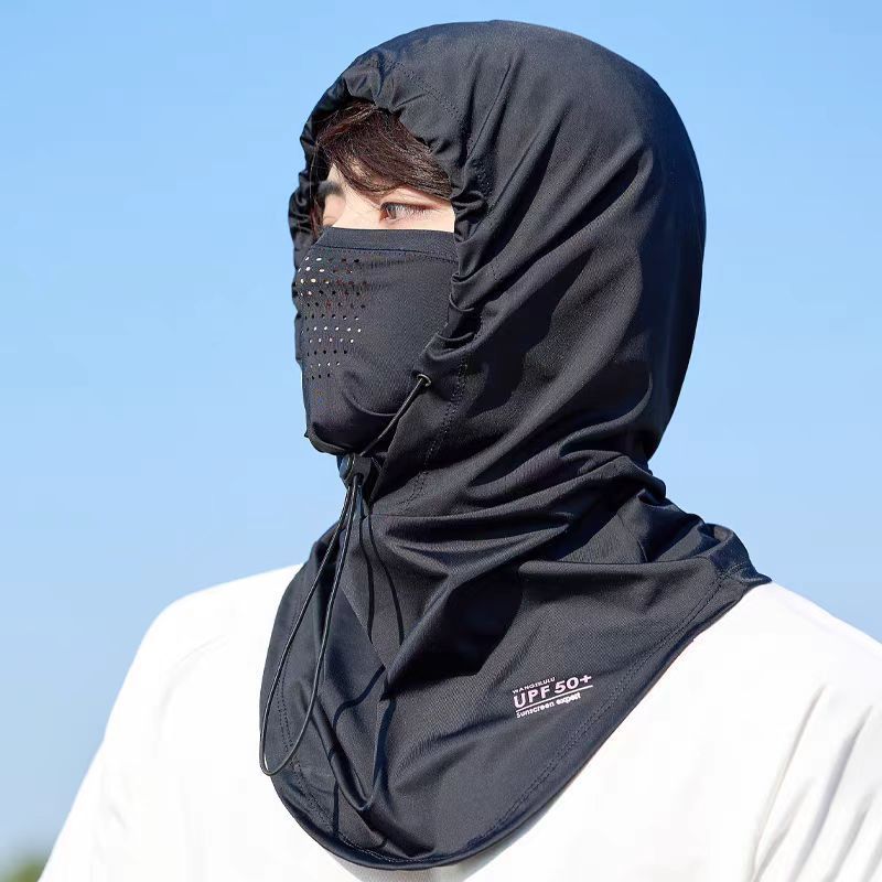 Sun Protection Ice Silk Hat Scarf Neck Mask