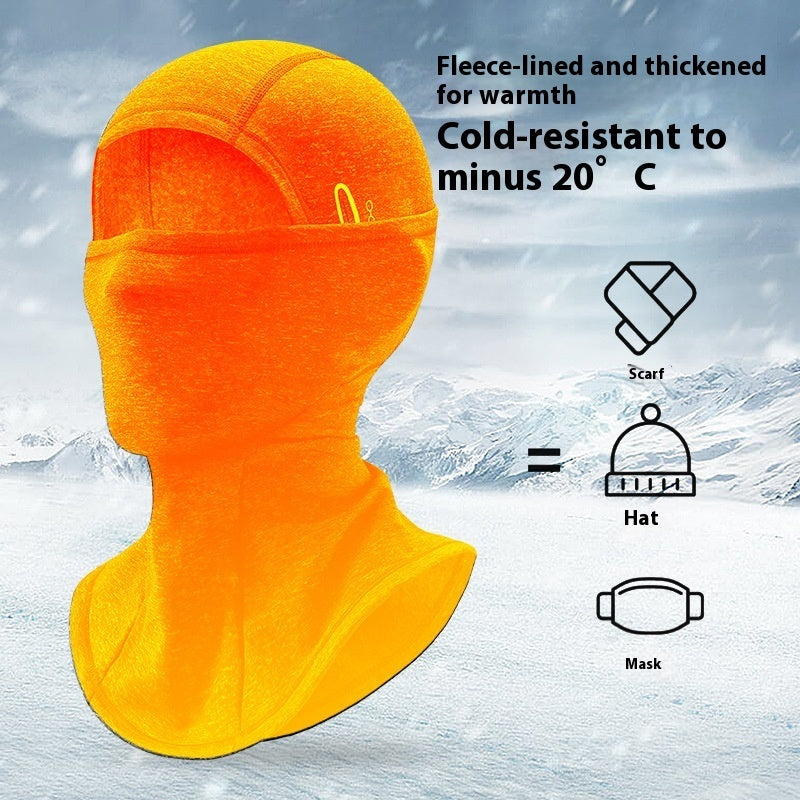 Wind-proof And Cold Protection Mask Winter Outdoors Riding Thermal Headgear