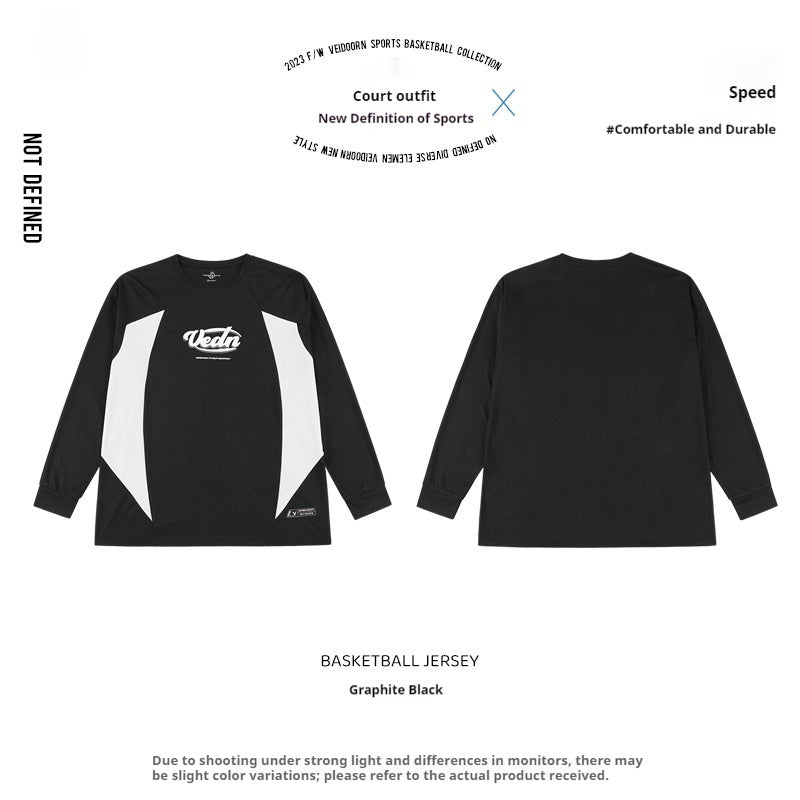 T-shirt Men's American Basketball Sports Running Top Breathable Mesh