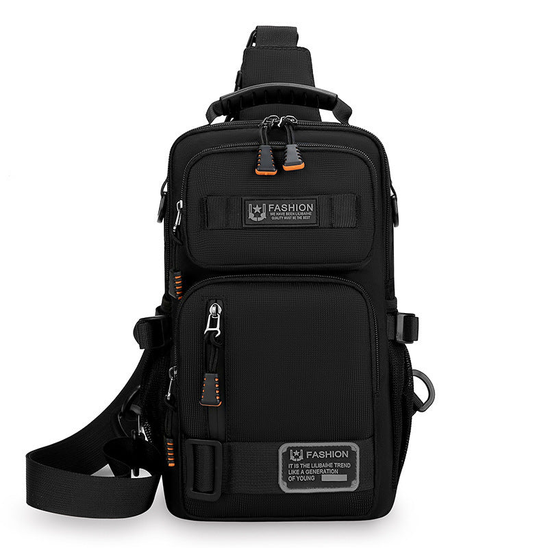 Men's Chest Bag Large Capacity Personalized Trendy Portable Shoulder