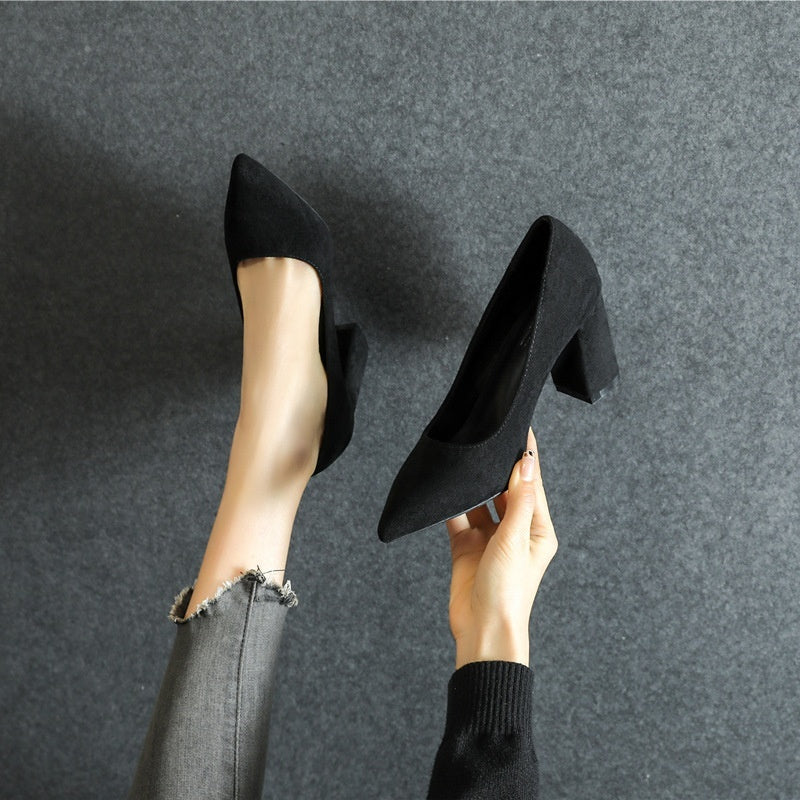 Women's Shallow-mouth Shoes, Plus Size, Wide And Thick For Fat Feet