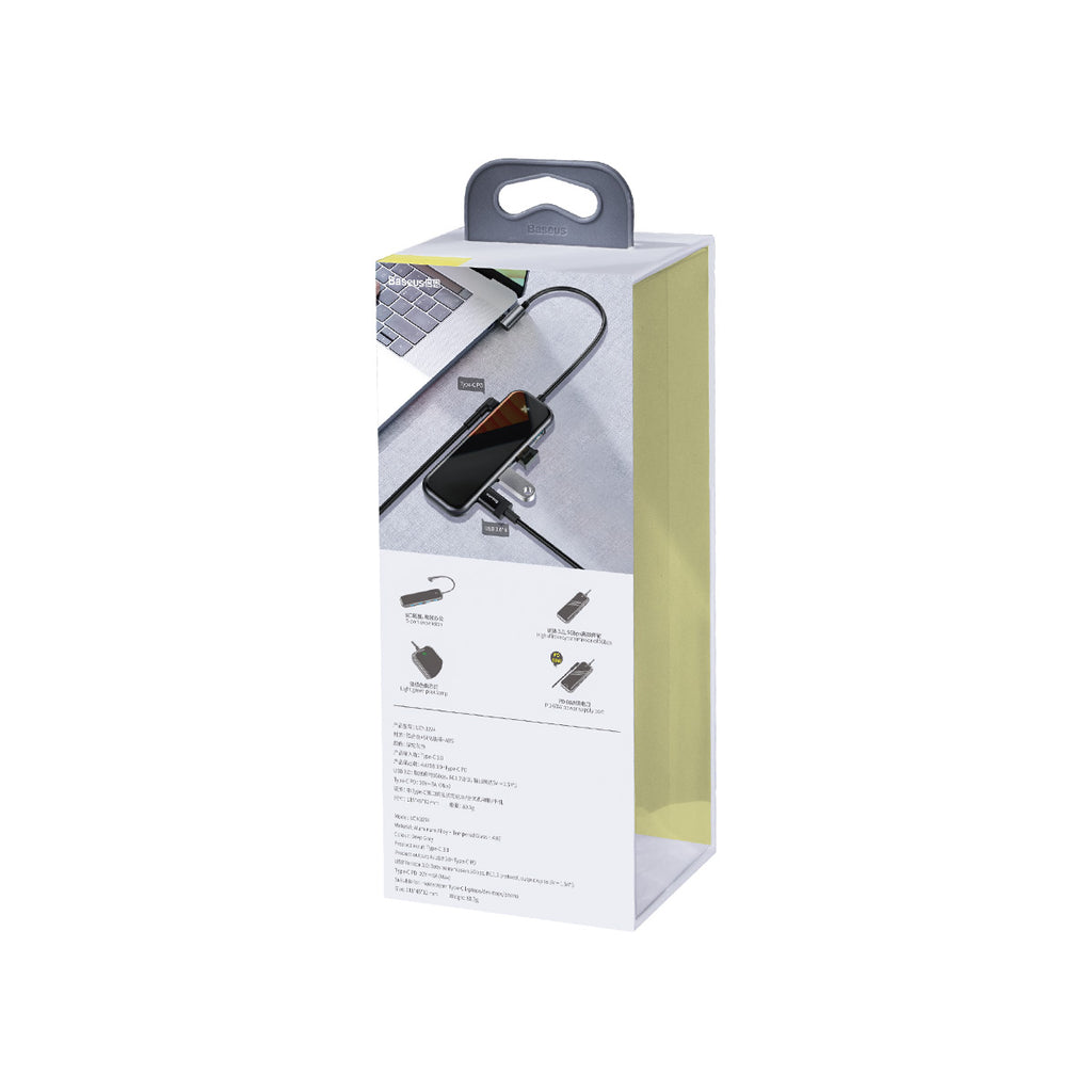 Multifunctional HUB Type C To 4xUSB3 PD Space Gray