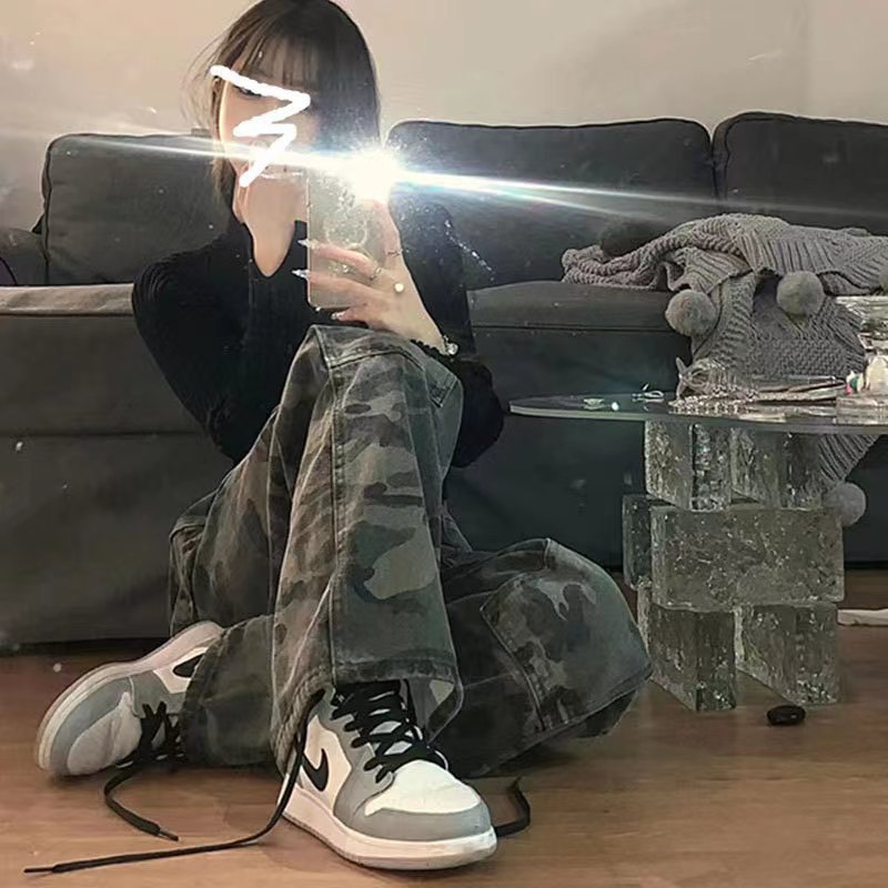 Women's Straight-Leg Casual Denim Jeans