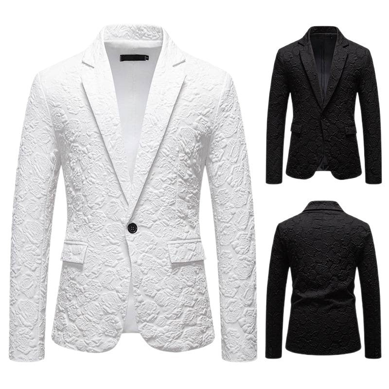 Business Slim-fit Rose Groom Groomsman Suit Top