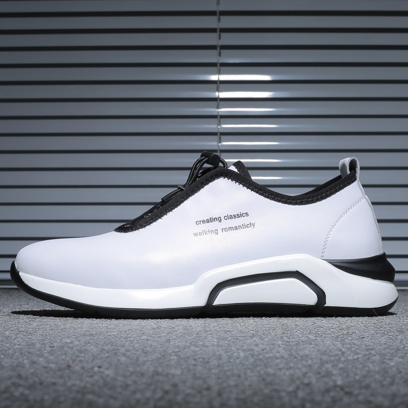 Breathable Inner Heightening Men's Single Shoes