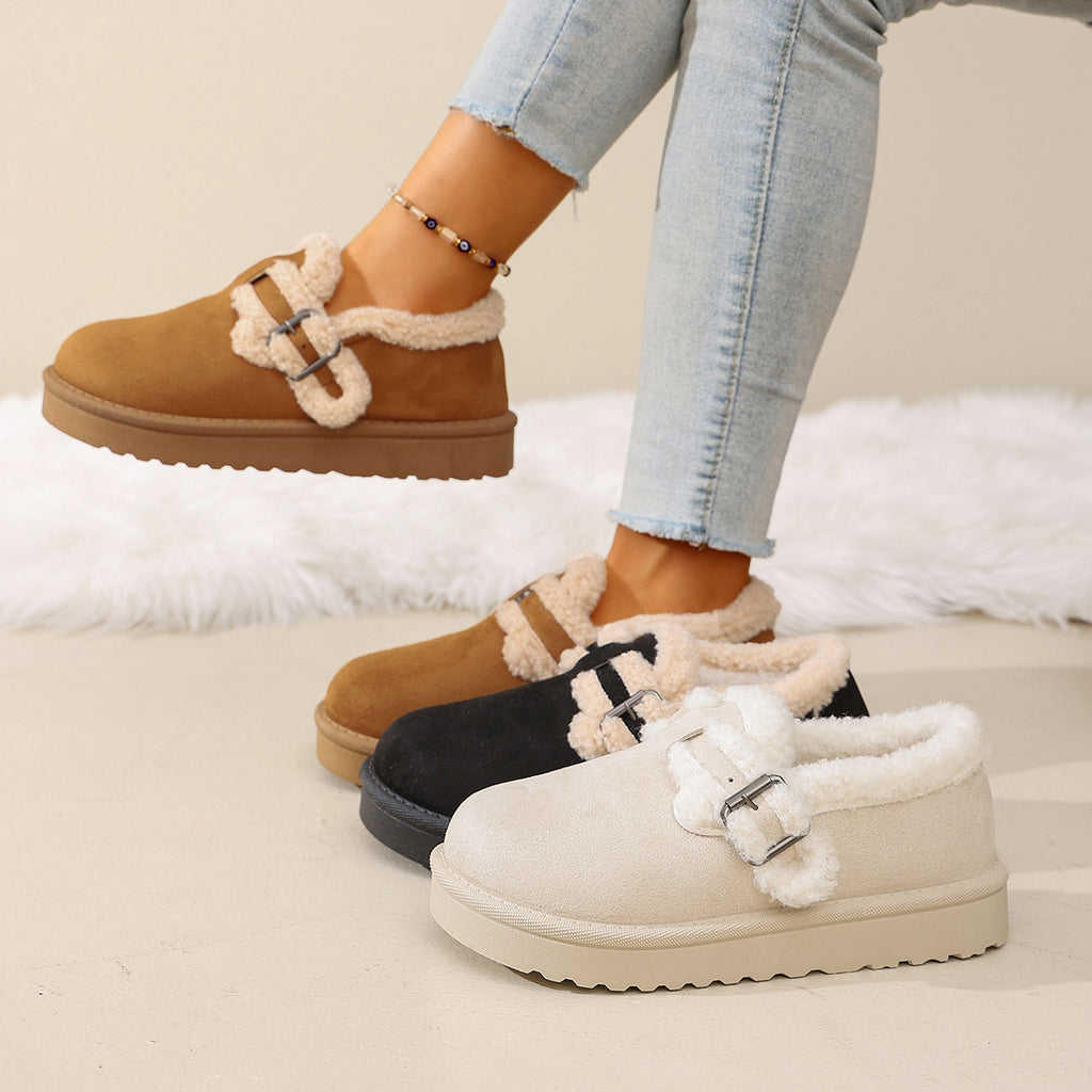 Season New Retro Platform Cotton Shoes For Women