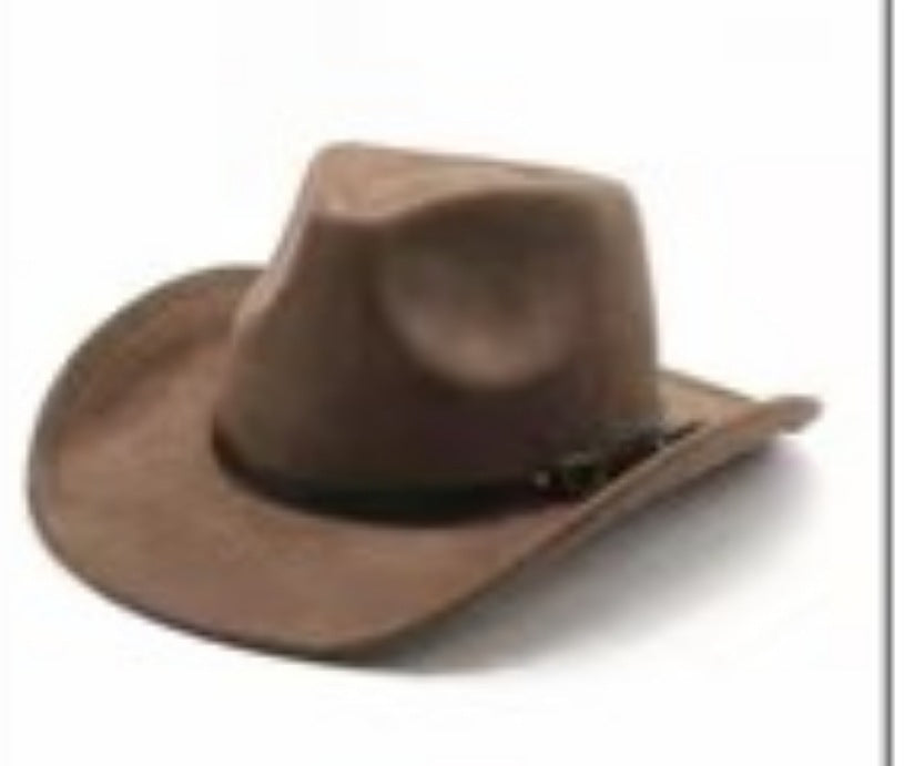Curved Edge Western Cowboy Hat Men And Women