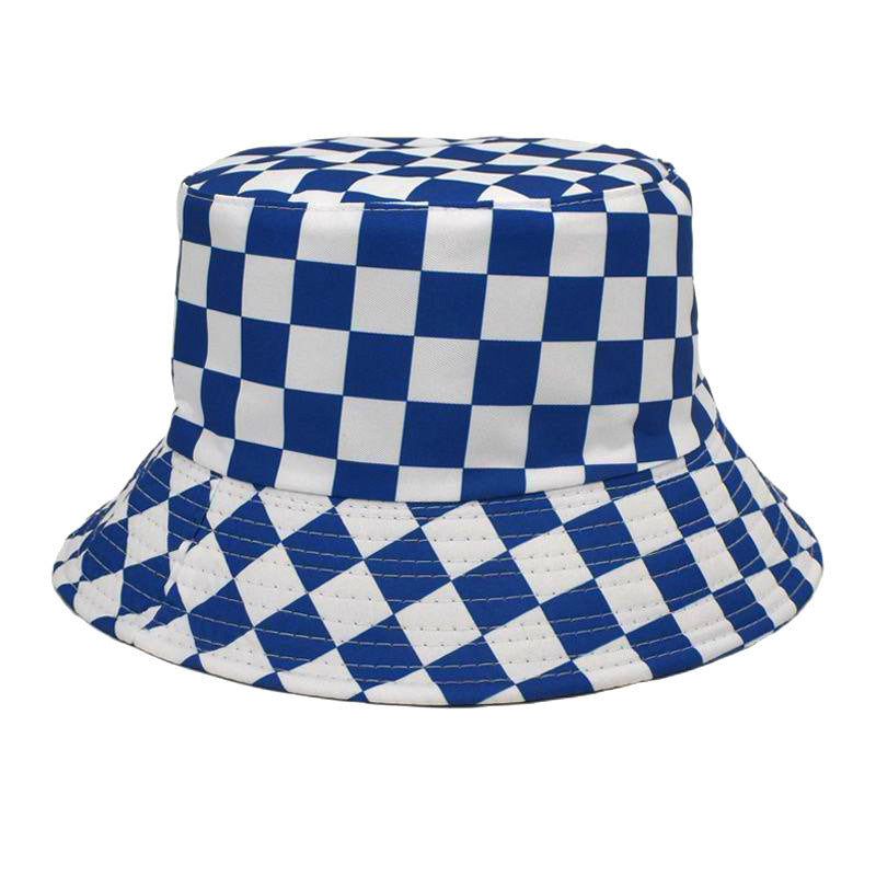 Outdoor Travel Sun Hat Cotton Man Double-sided Wear Bucket Hat