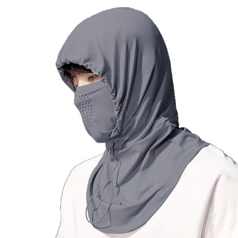 Sun Protection Ice Silk Hat Scarf Neck Mask