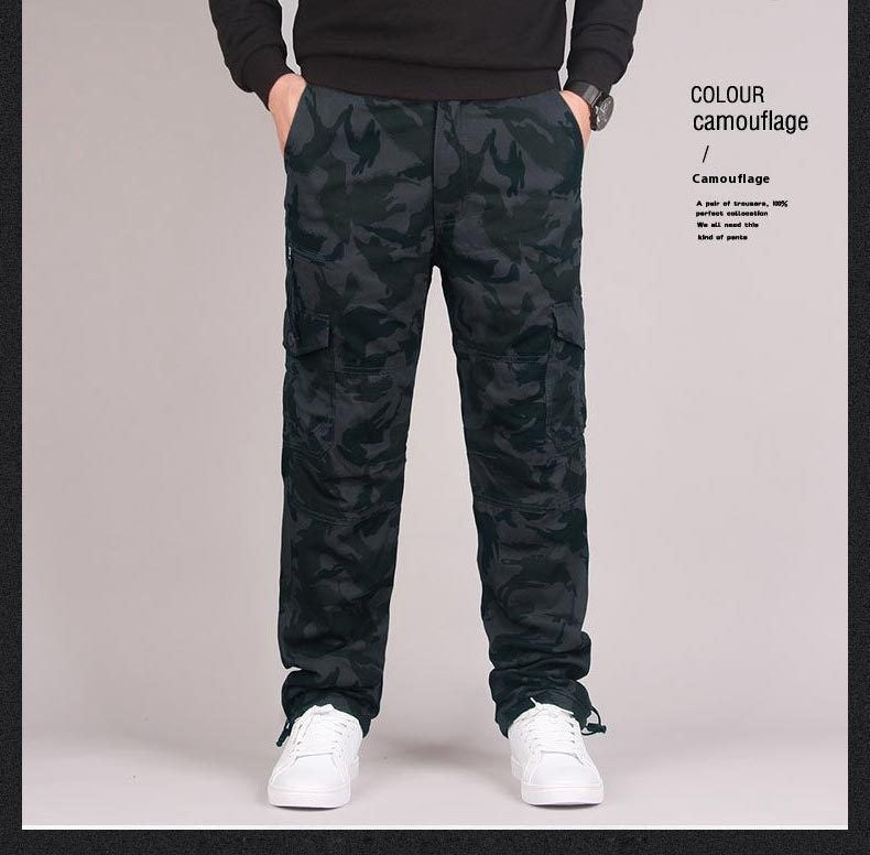 Multi Functional Outdoor Casual Men's Overalls Multi Pockets