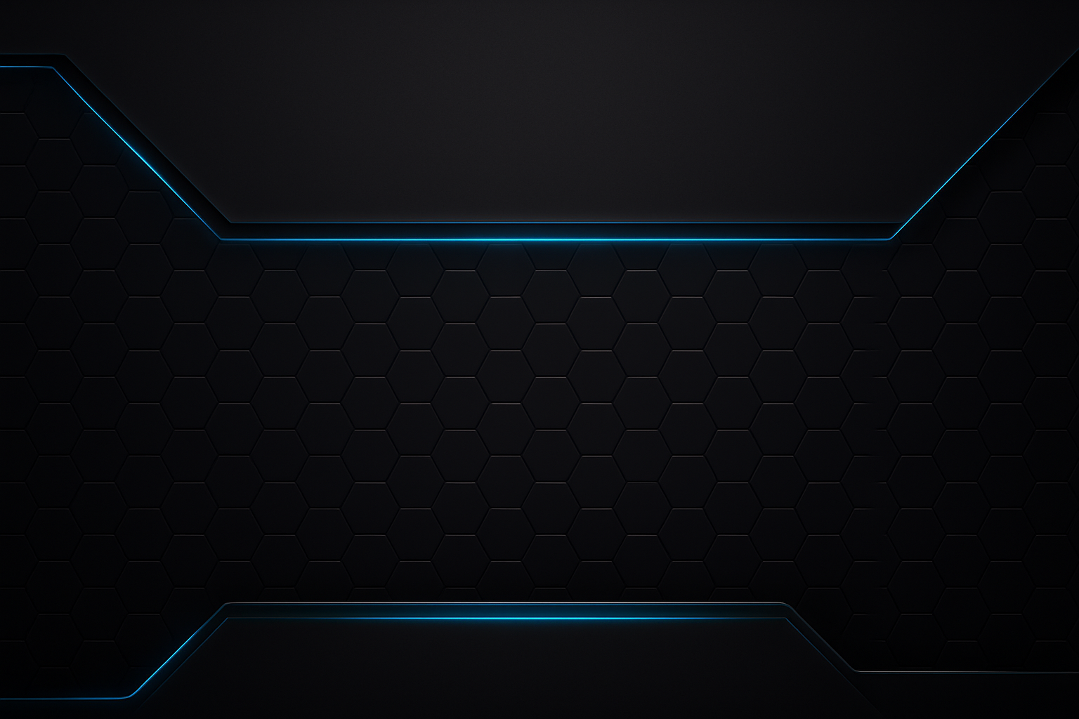 Tech hexagonal footer background